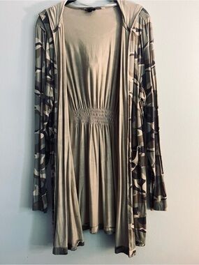 Torrid Super Soft Hooded Anorak Long Sleeve Grey Camo Size 00